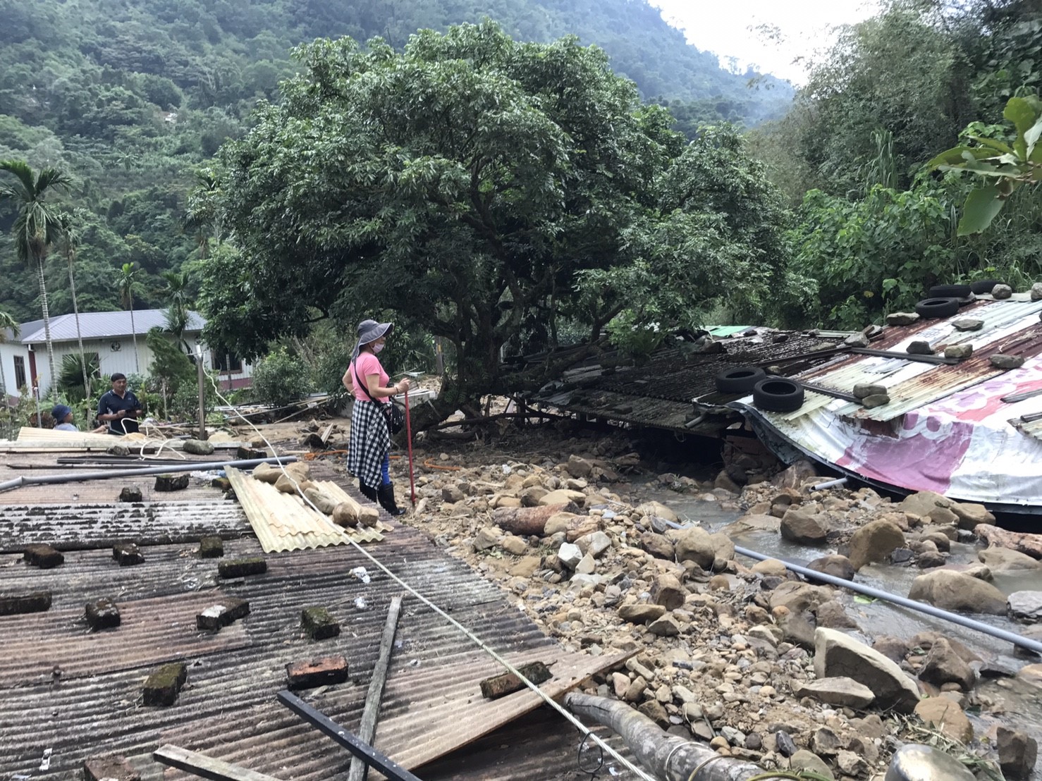 圖4-新店區雙坑里中生路175號旁坑溝災害照片