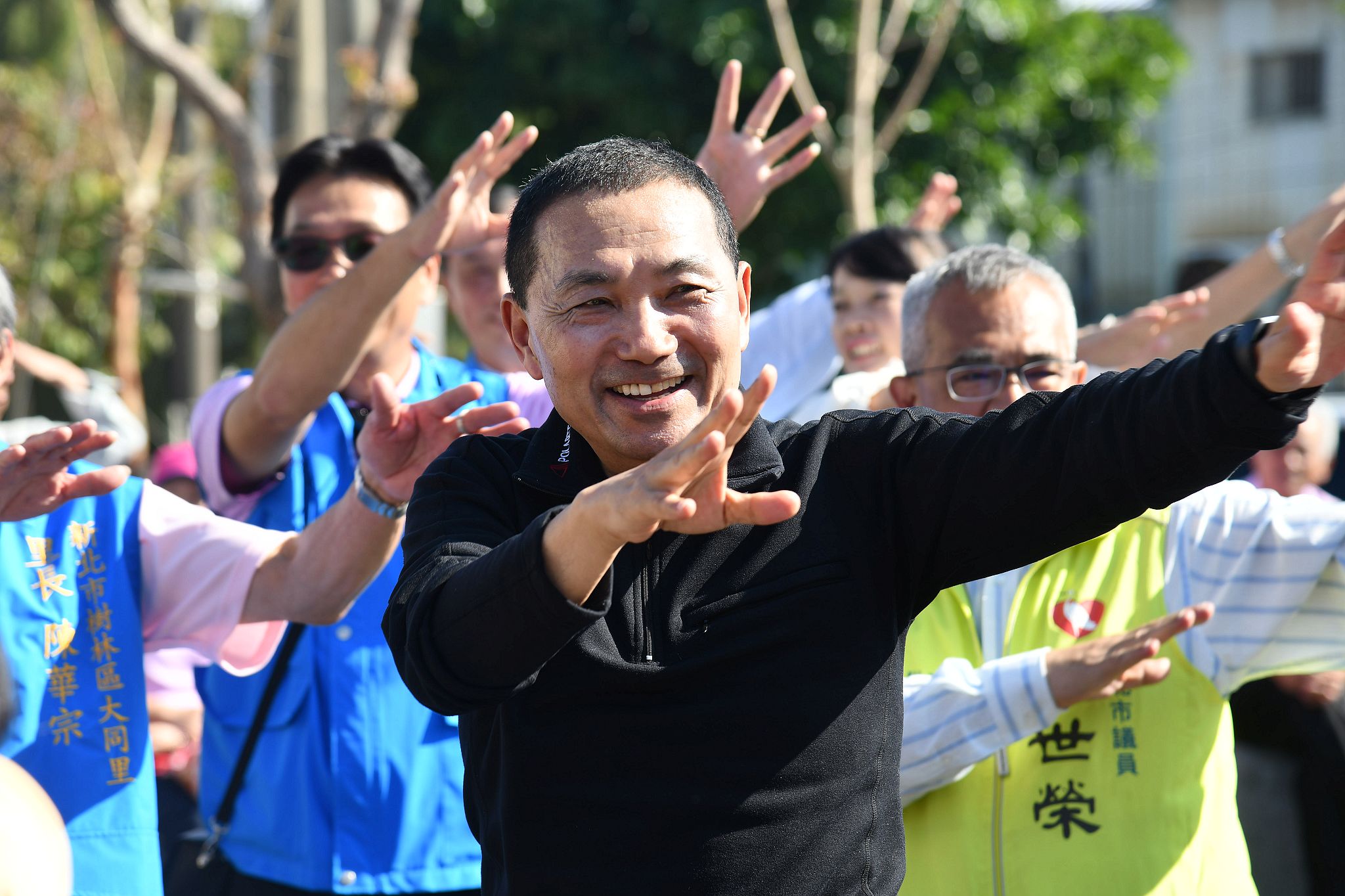 侯友宜主持啟用樹林區鹿角溪公園第三期