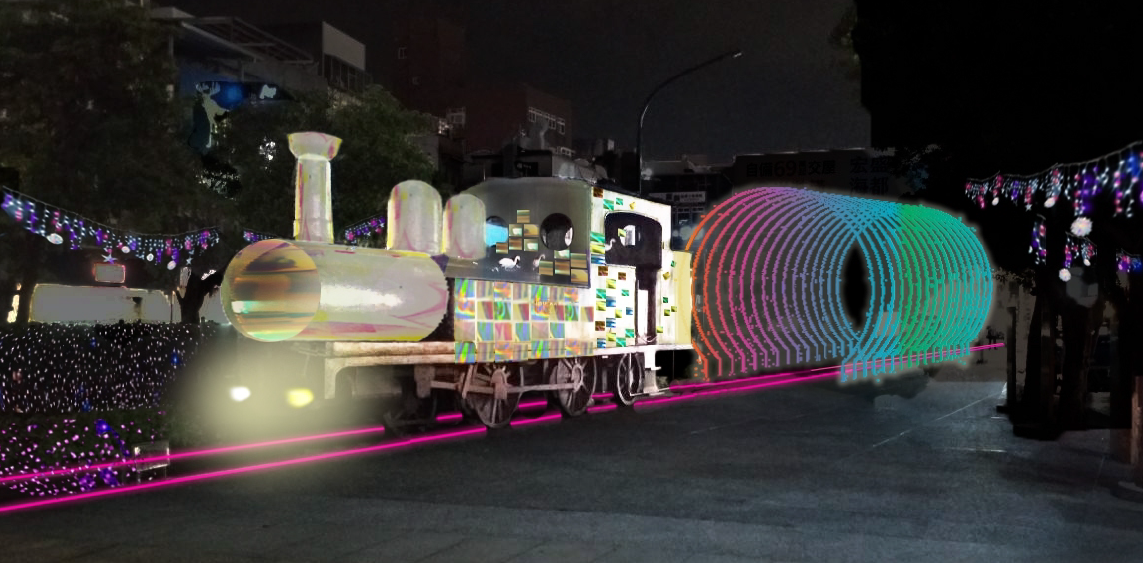 05淡水老街廣場火車頭(意示圖片)