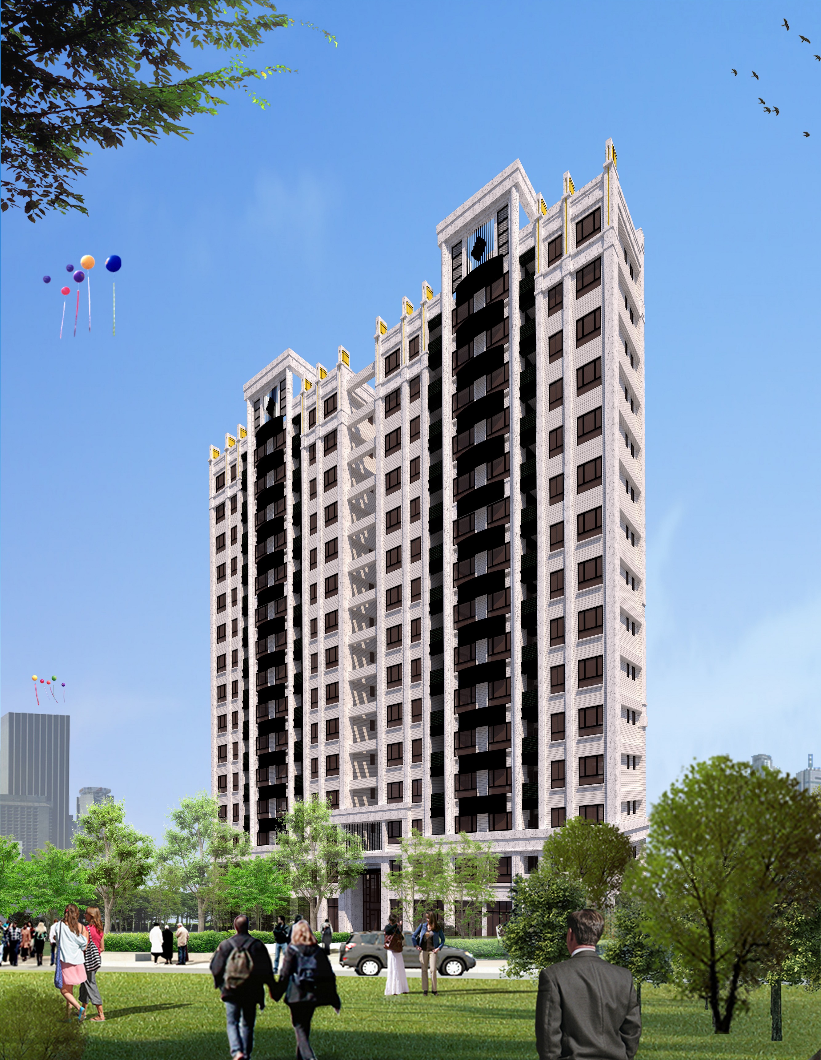 更新後建物模擬透視圖