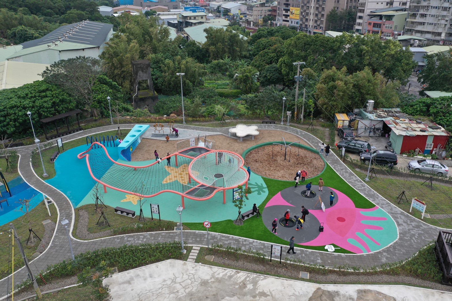 八里渡船頭公園全貌