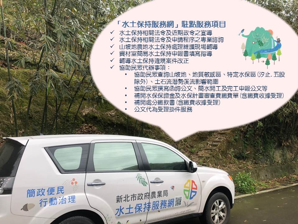 水保服務列車駐點服務項目