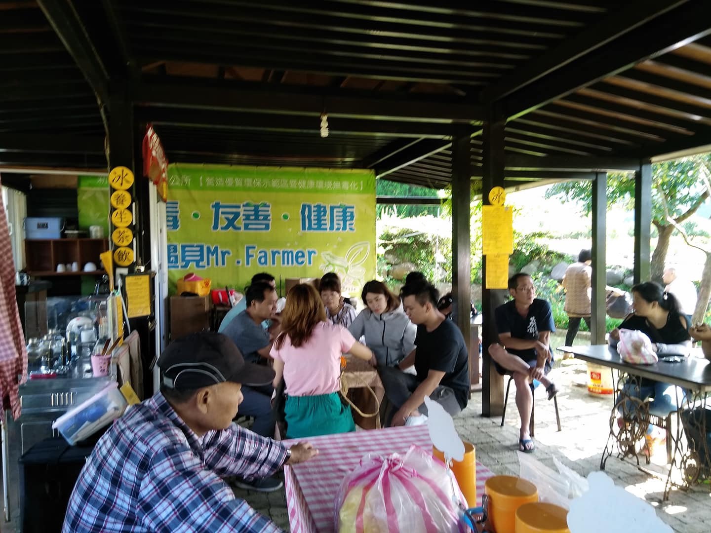 三芝八連溪農夫市集是社區假日限定的活動