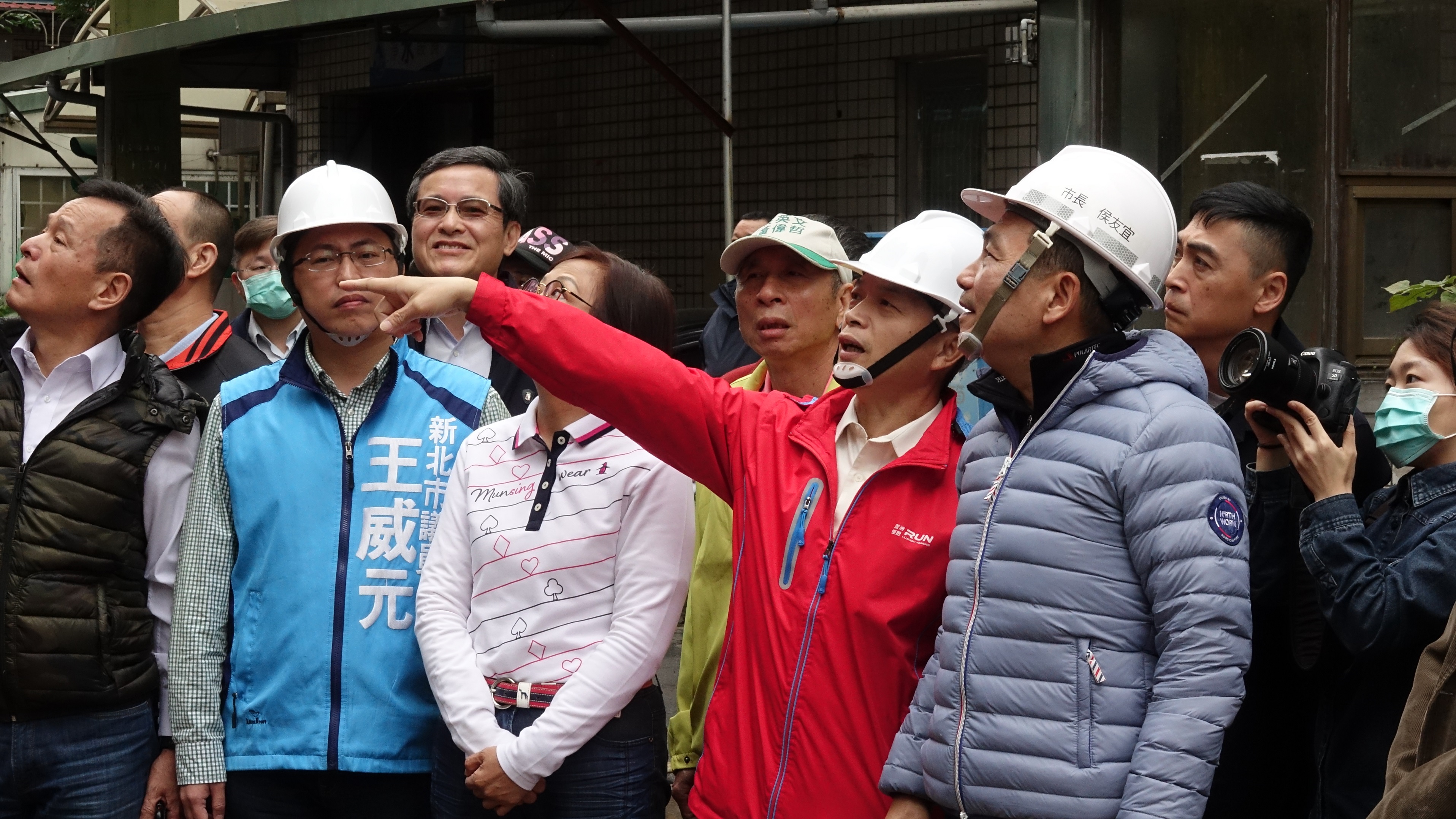 市長視察蘆洲民義段拆除