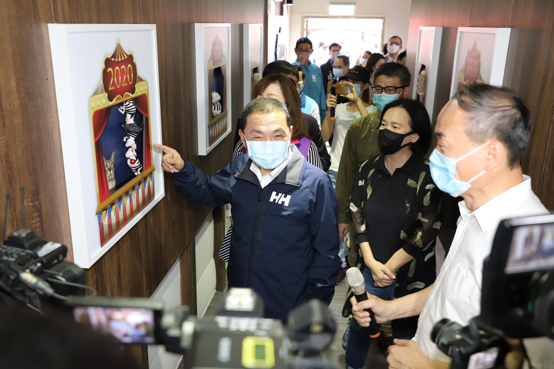 市長參觀鼠不盡的幸福展示體驗館