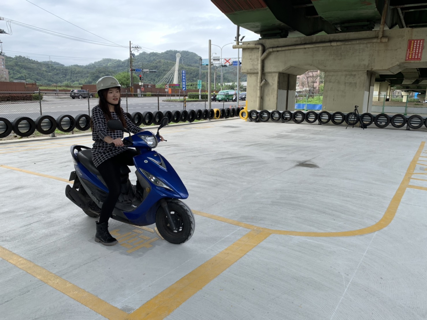 「停車再騎」練習照片