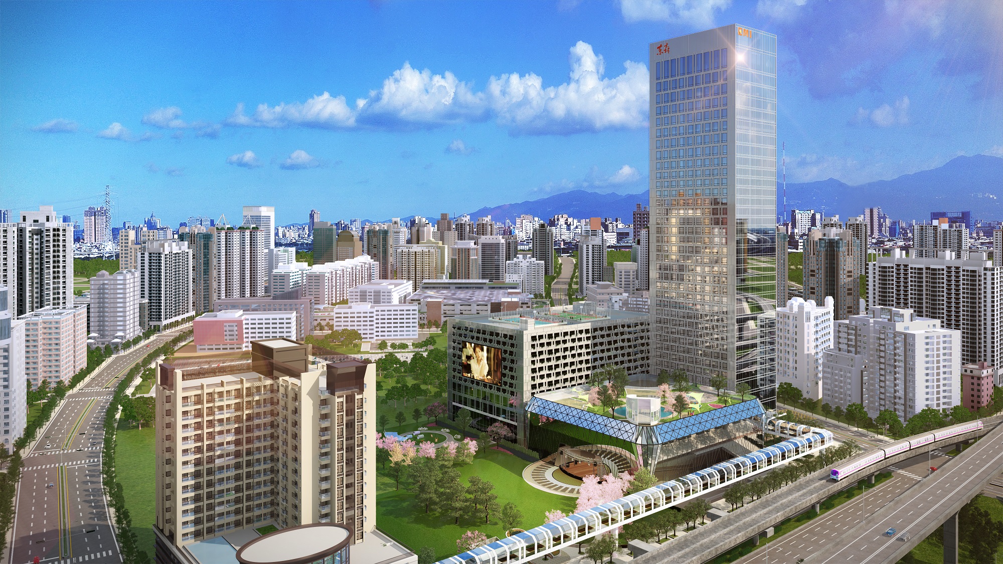 東森集團全球總部模擬圖(..