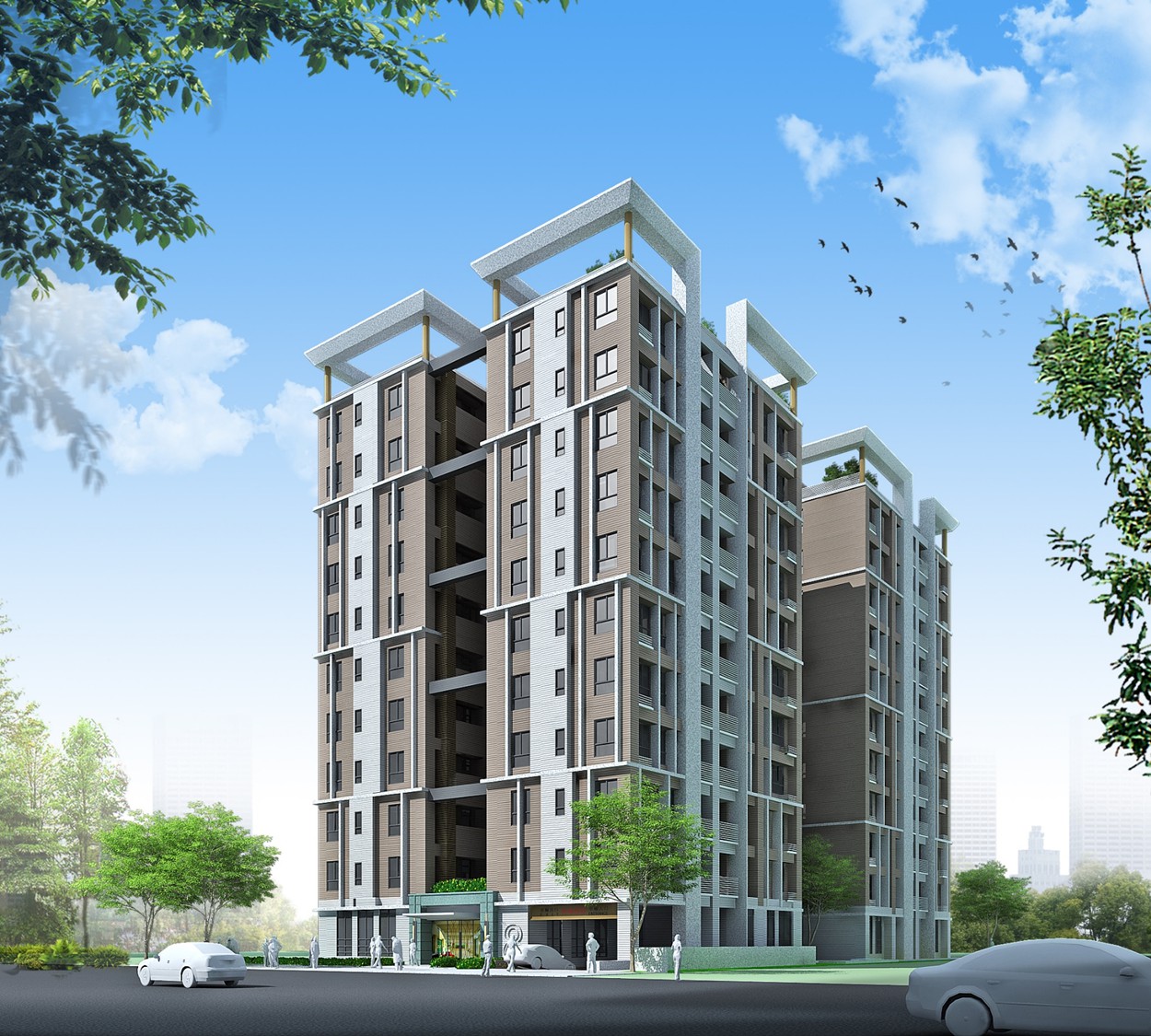 板橋江翠段社會住宅構想圖