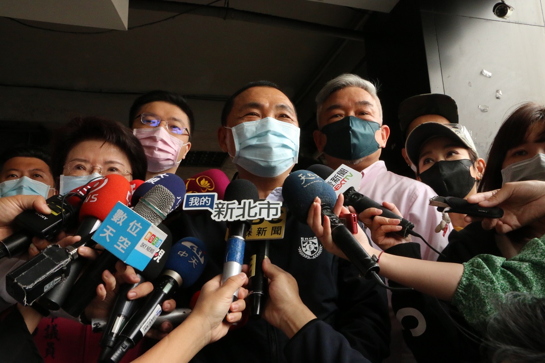 市長侯友宜今日至中和華新街拍攝宣傳片