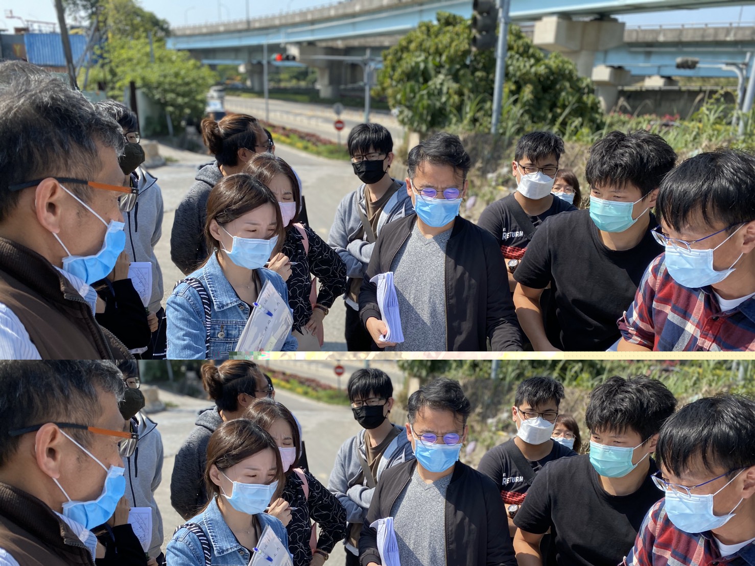 工務局副局長江南志帶隊審查通過五股垃圾山第一件試辦計畫案，權順有限公司取得臨時建築物許可案