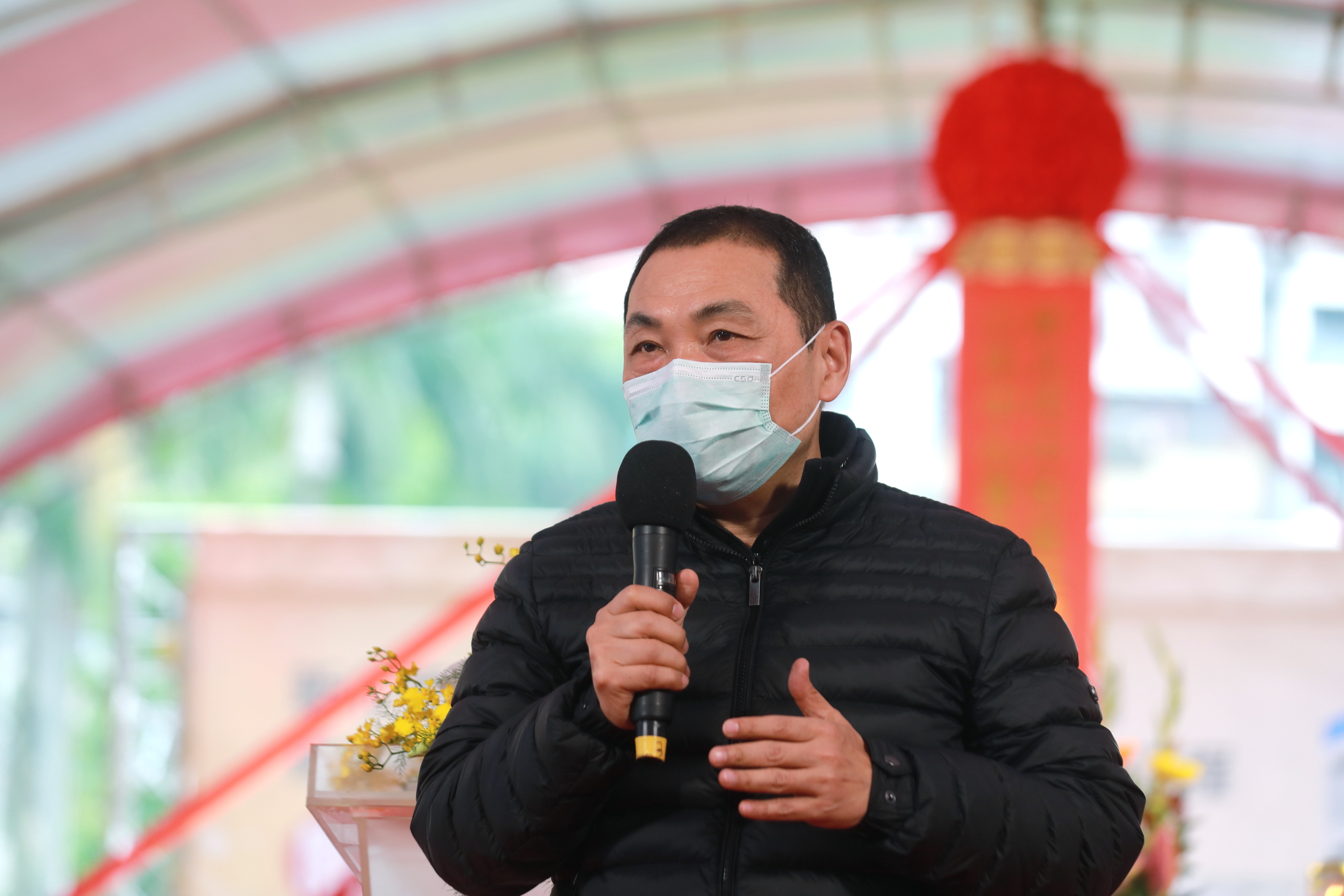 侯友宜市長出席中和區佳和公園新建幼兒園及公托中心暨共構地下停車場統包工程開工典禮，期許工程如期如質完工