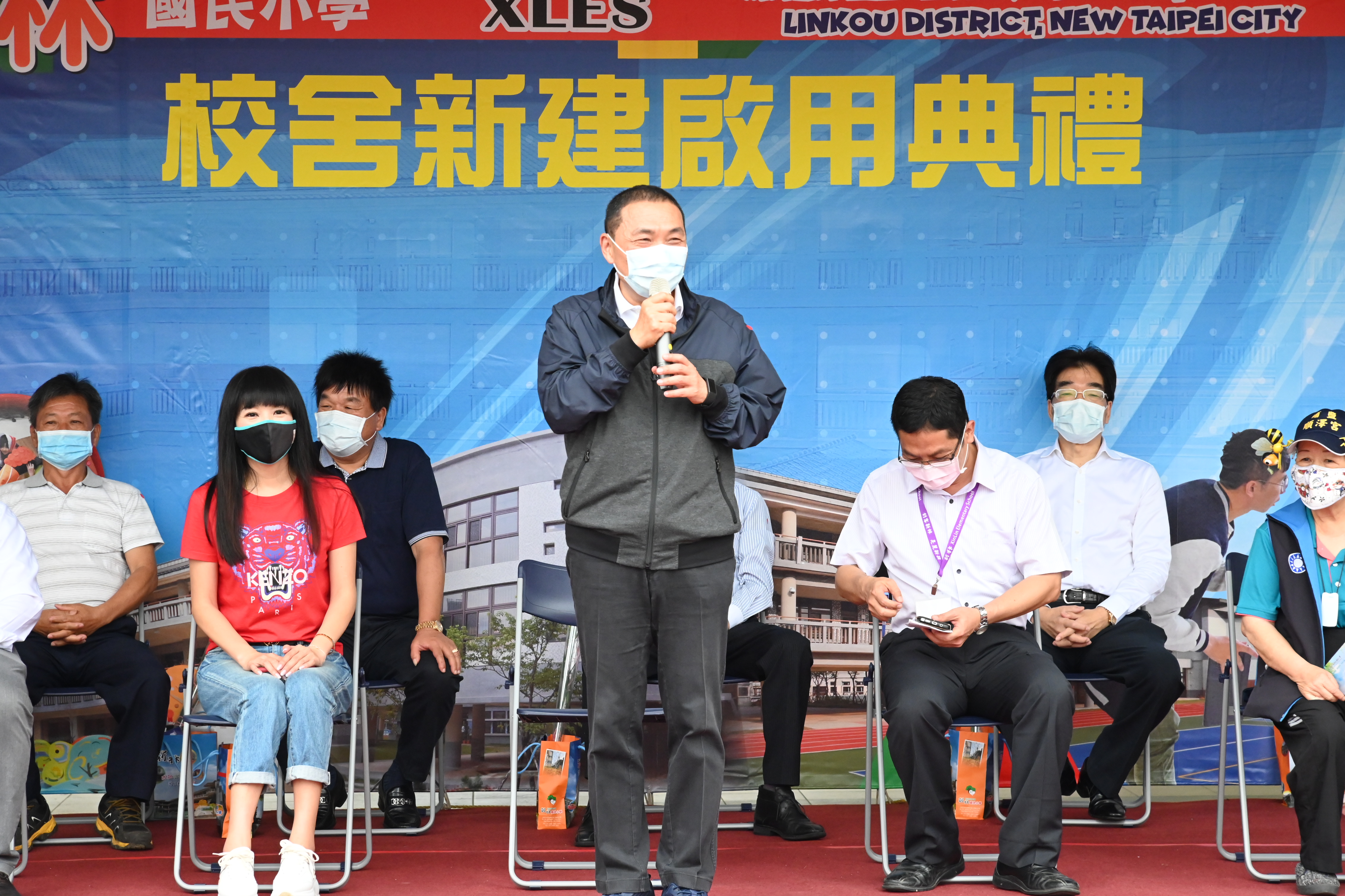 市長致詞並宣布文中一用地將新設國中