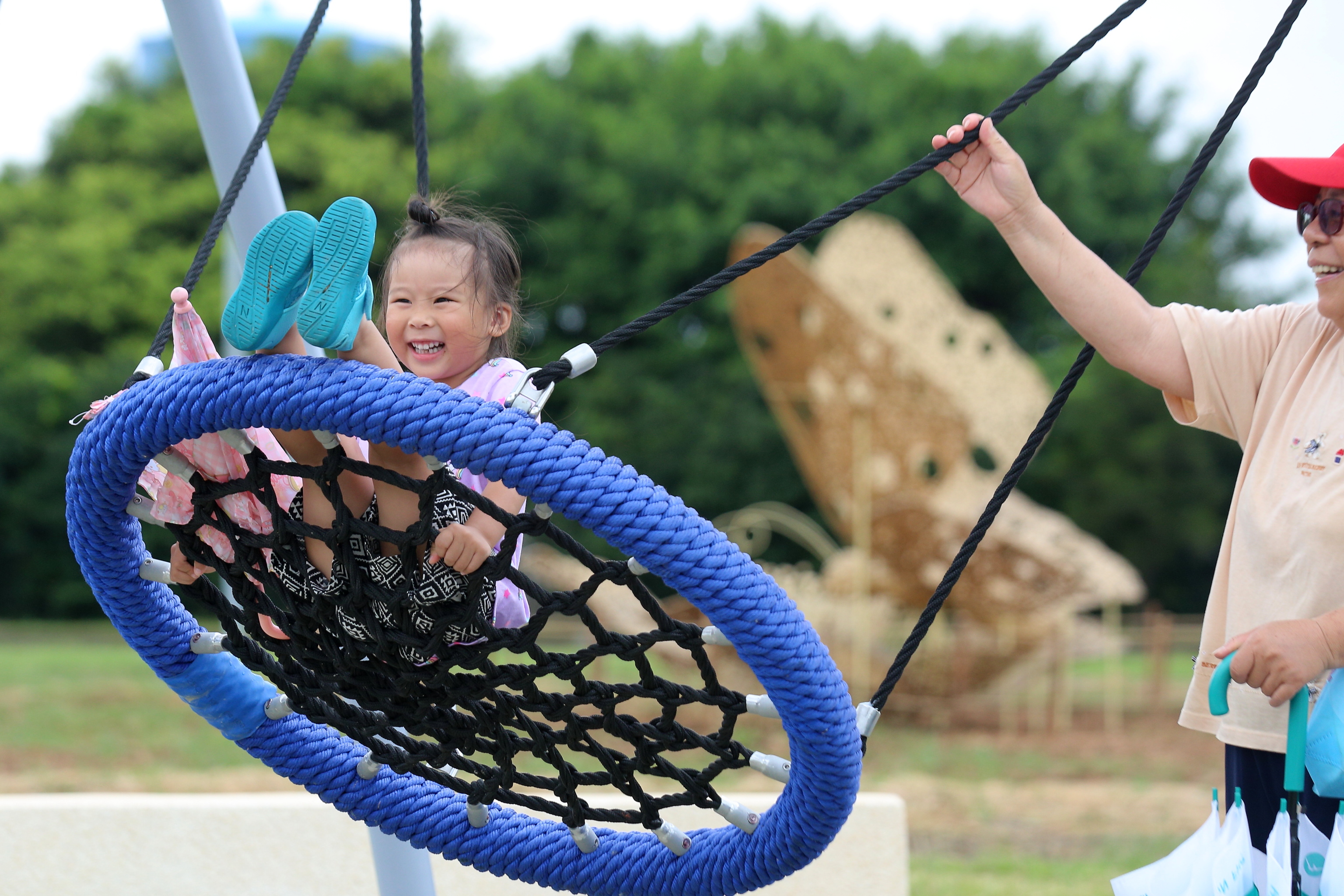 「八里十三行文化公園兒童遊戲場」啟用