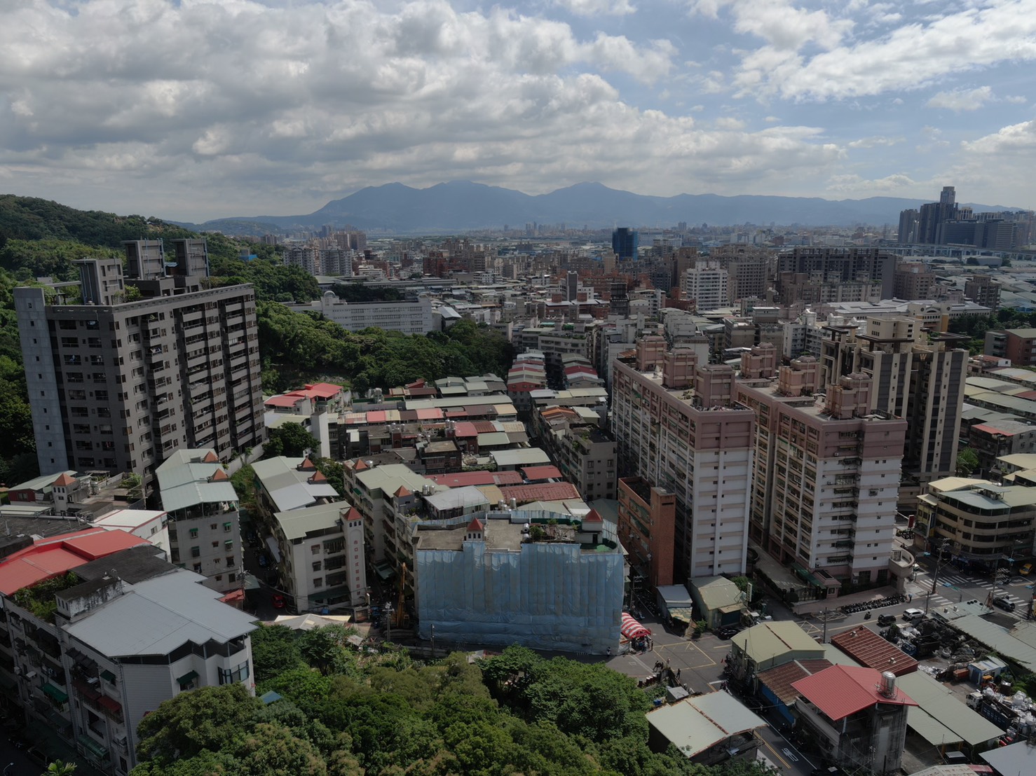 泰山明志路海砂屋鳥瞰圖