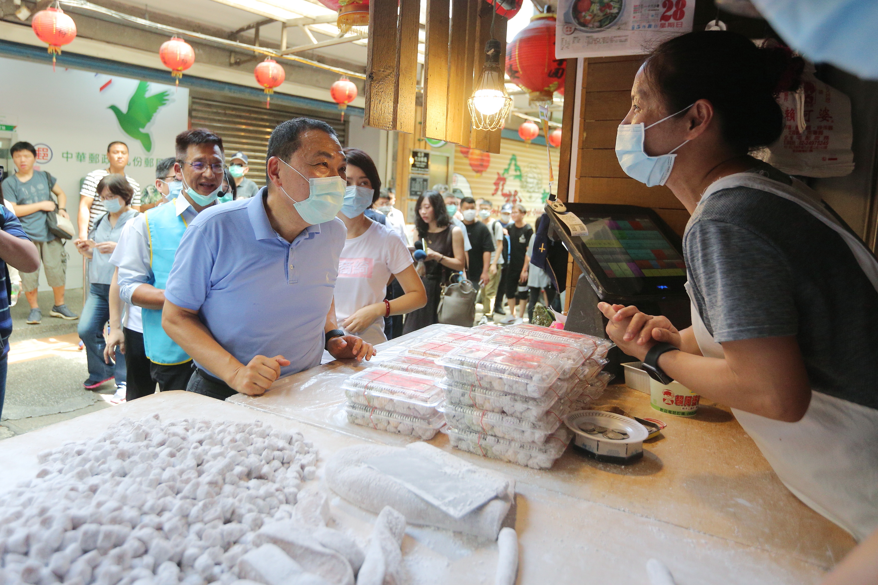 侯友宜市長關心九份商圈店家業績恢復情形