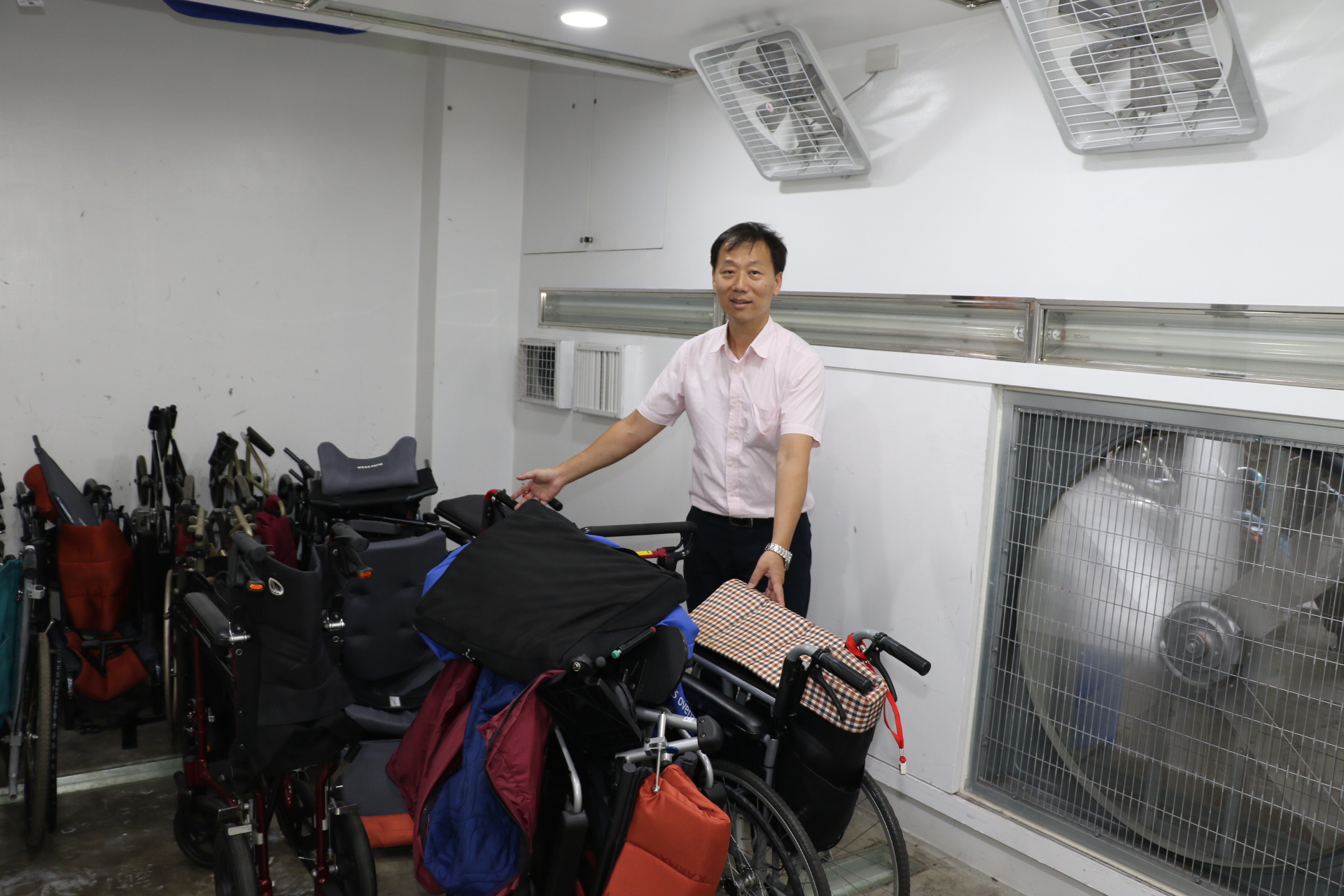 在乾燥區使用工業用電風扇加高溫烘乾