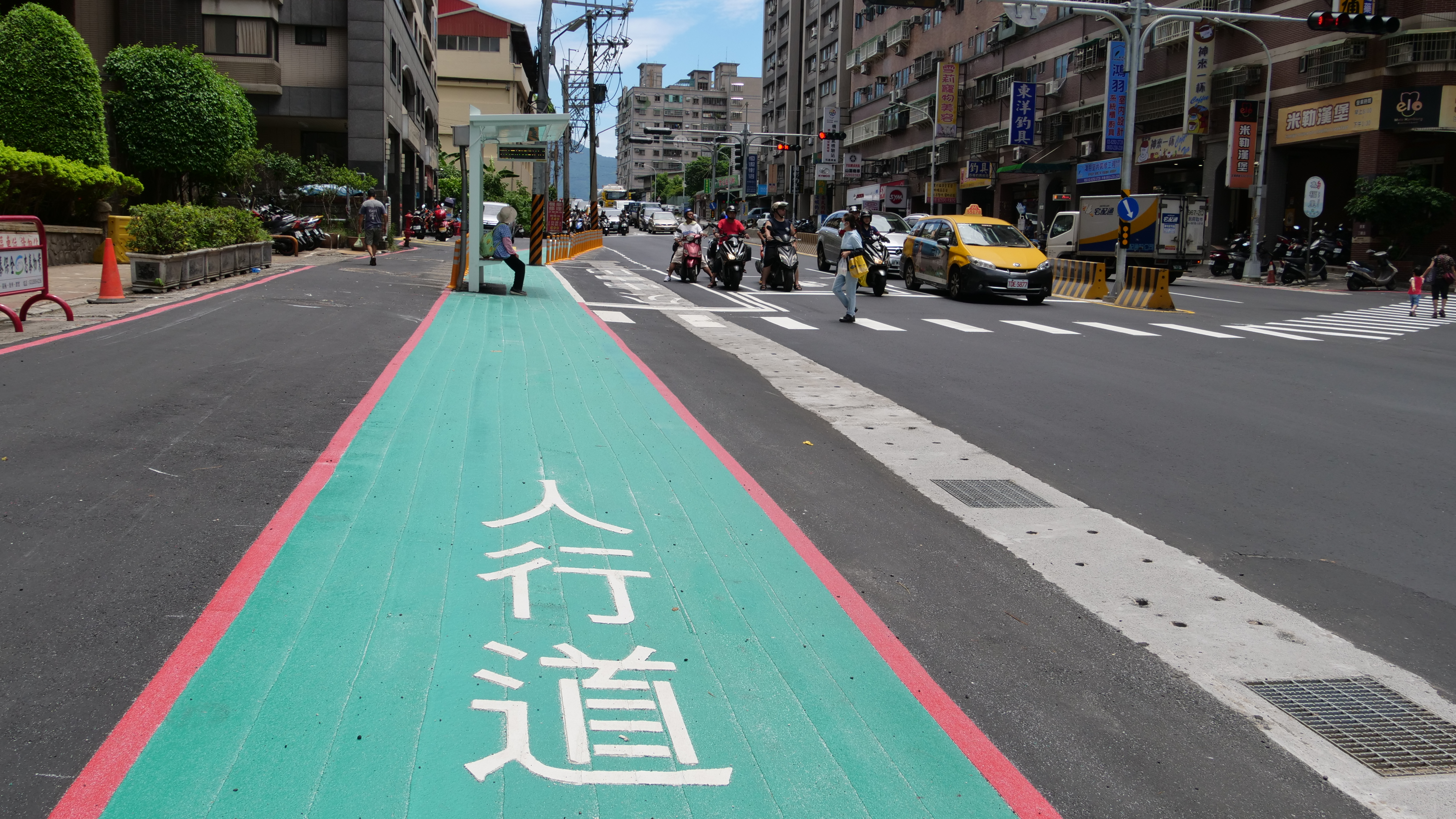 人本交通大改造，五股區成泰路4段22巷口交通改善完工