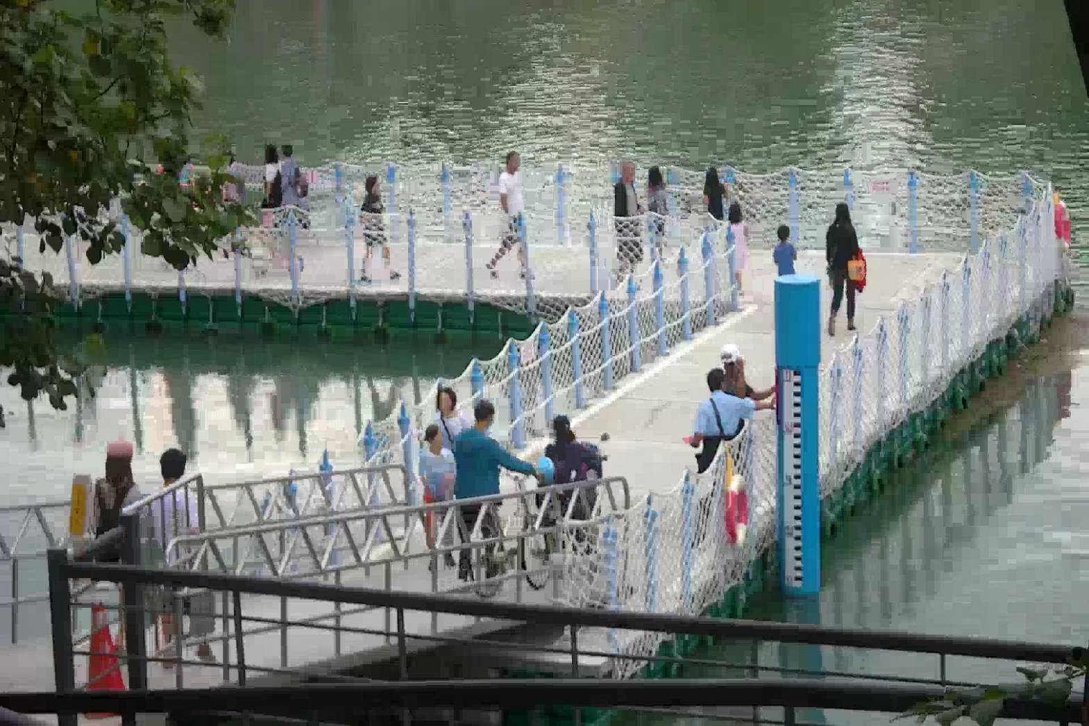 碧潭鐵馬道市民使用情形