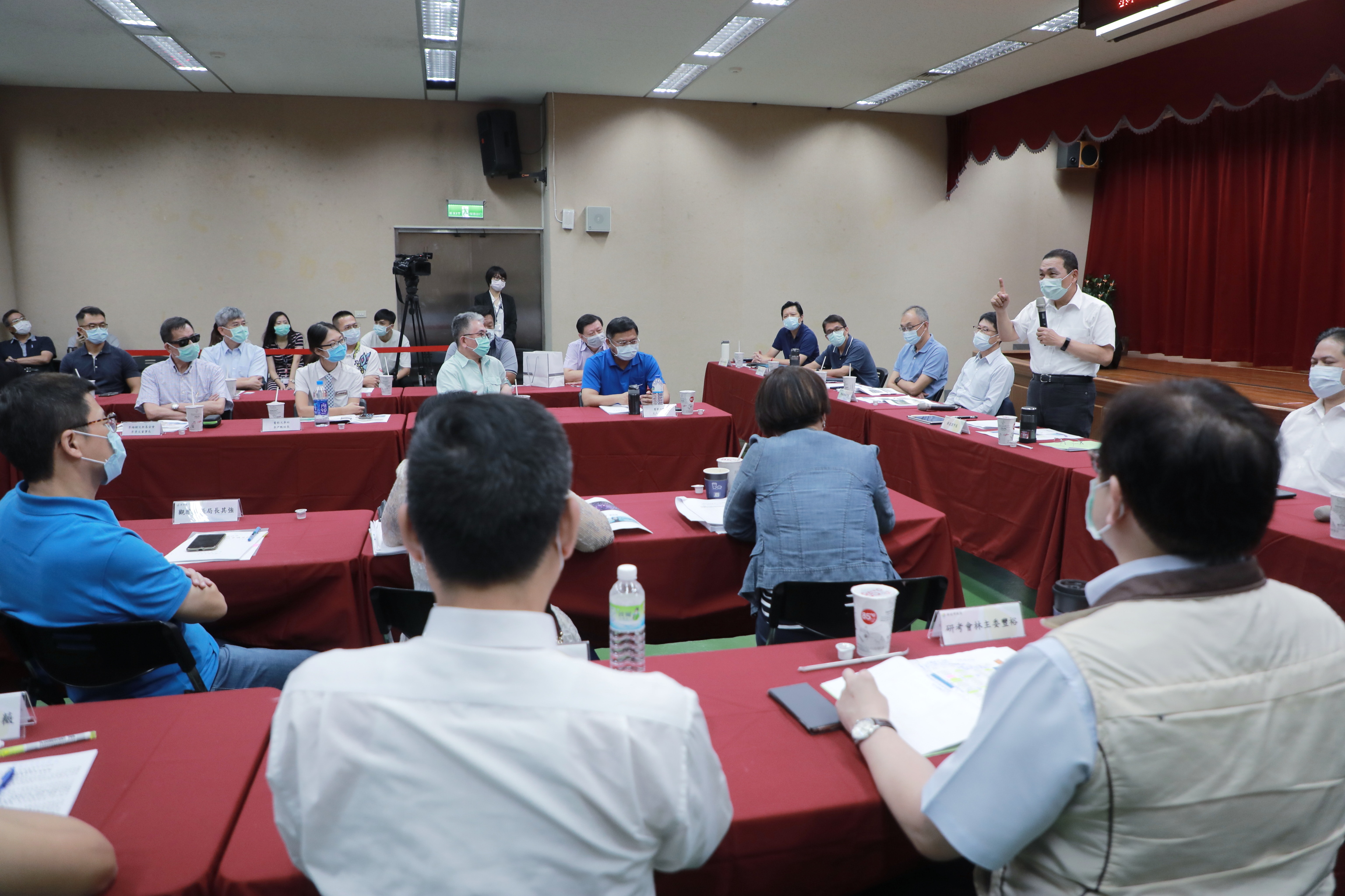 侯友宜市長主持市政會議，針對三鶯文創等地方問題做出裁示
