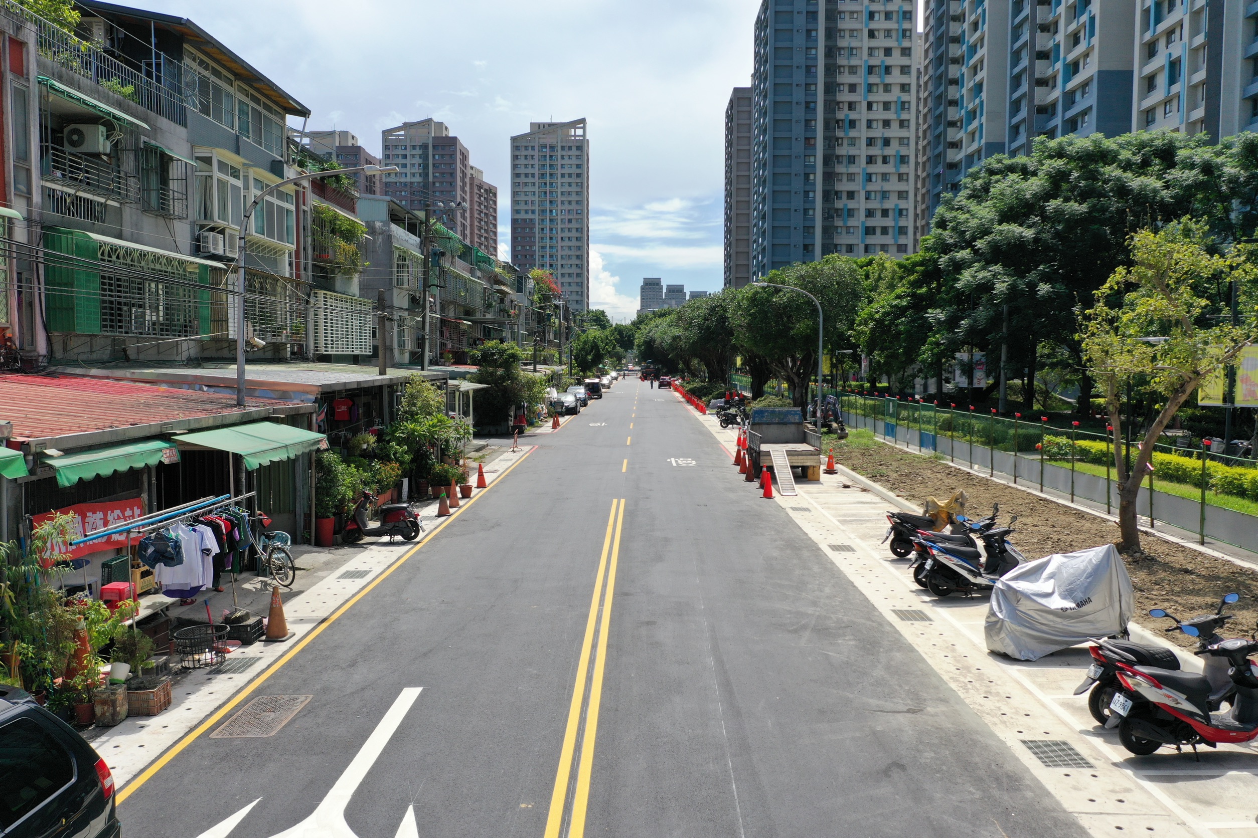 青潭國小周邊計畫道路於9月4日正式開放通車。