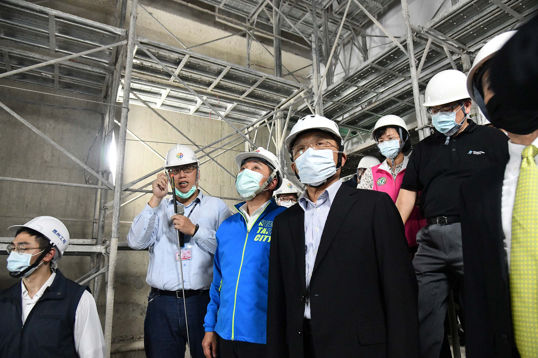 第一期工程預計明年二月完工，將是新北市重要地標與文化設施指標。