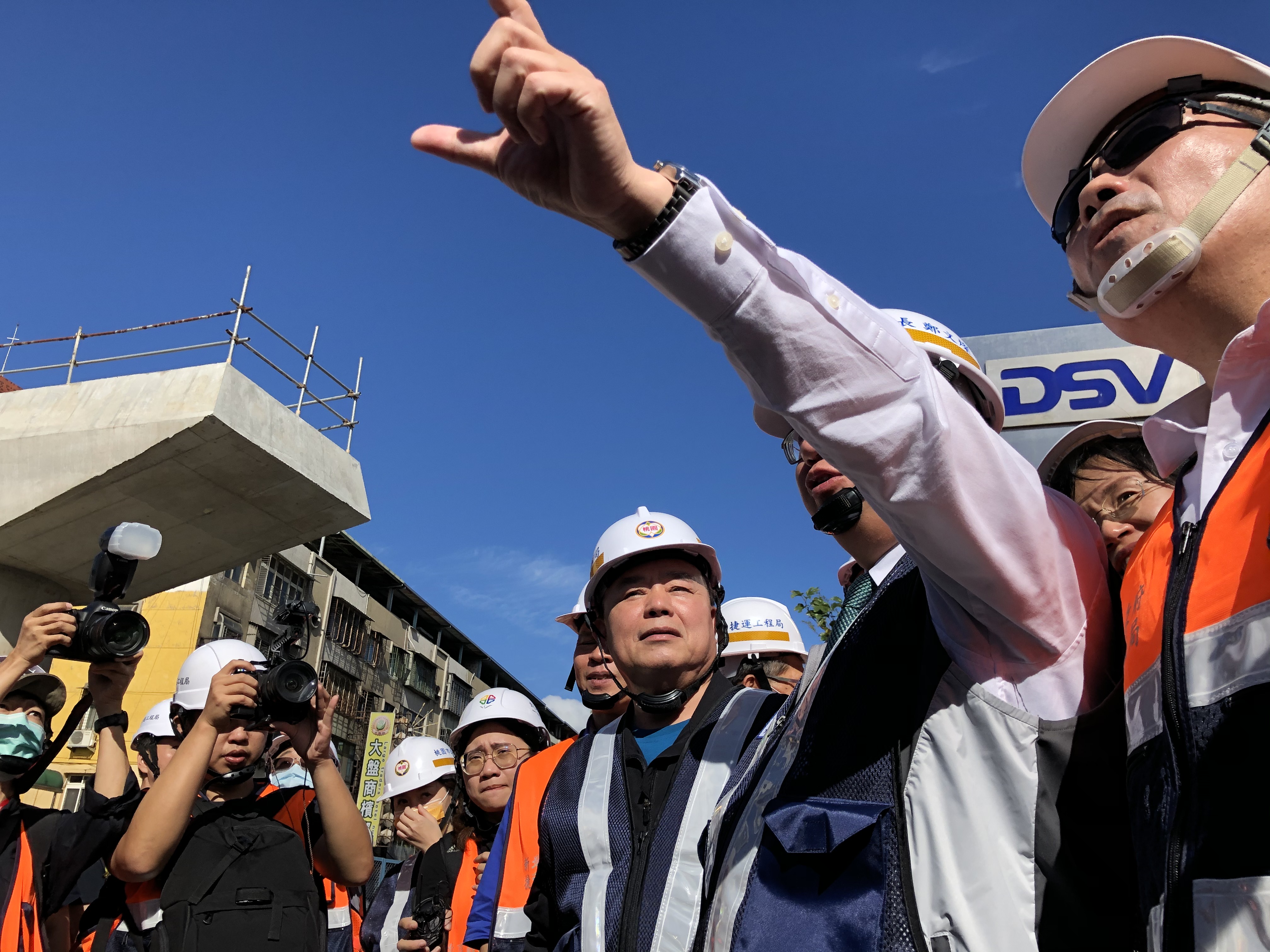 新北桃園雙市長視察捷運三鶯線工程