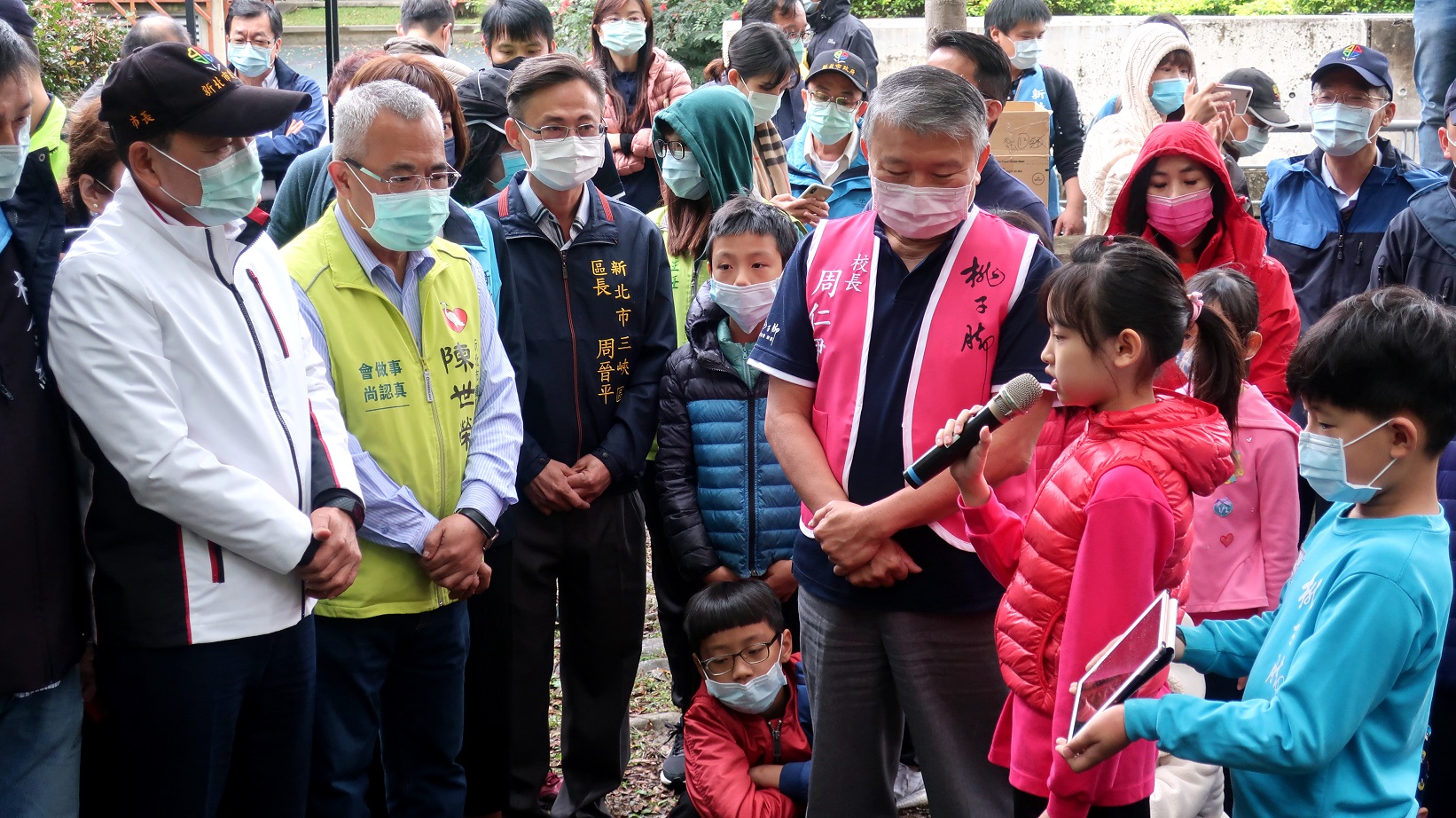 侯友宜市長參觀臺北大學特定區薄膜生物處理廠回收水再利用推廣工程