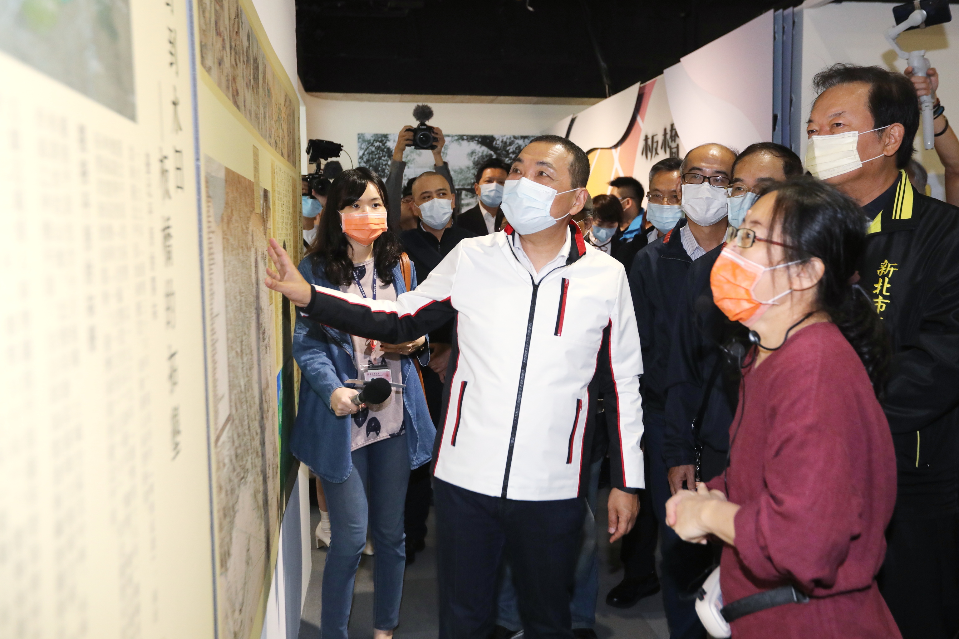 展出內容為新北市政府如何擘劃2030年城市願景