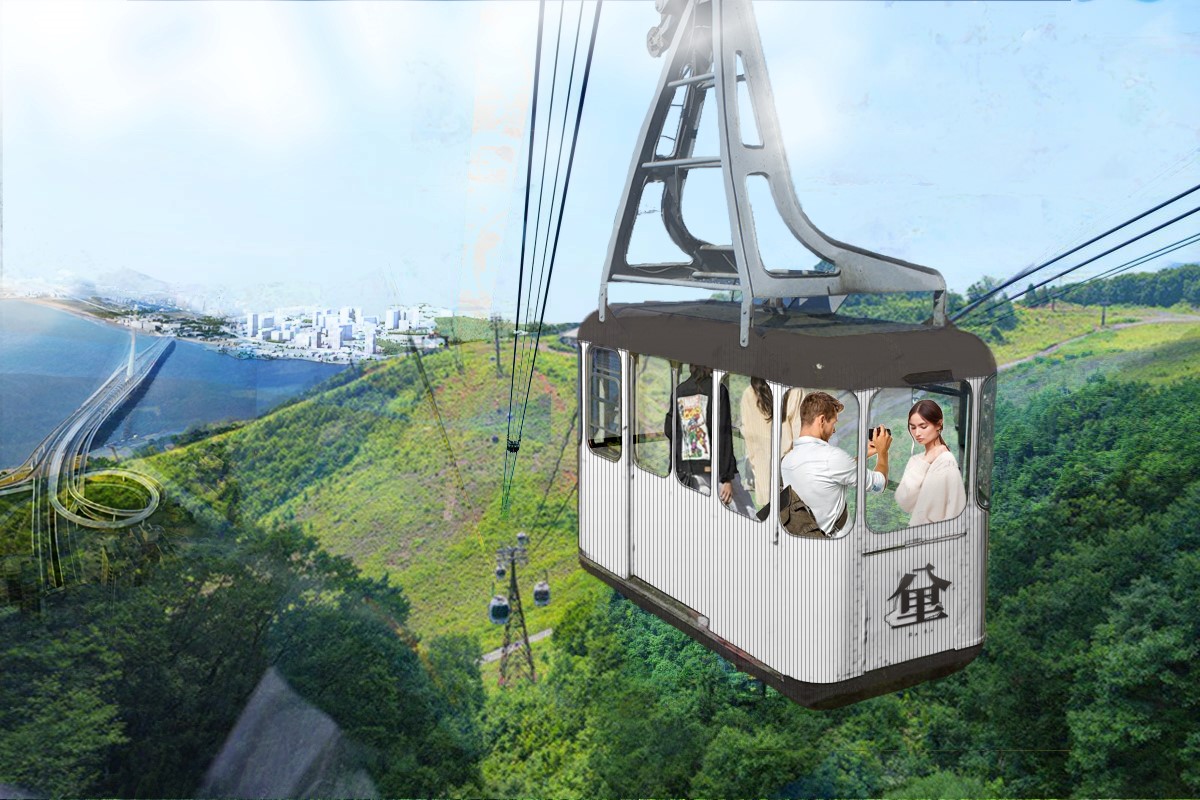 八里纜車模擬圖