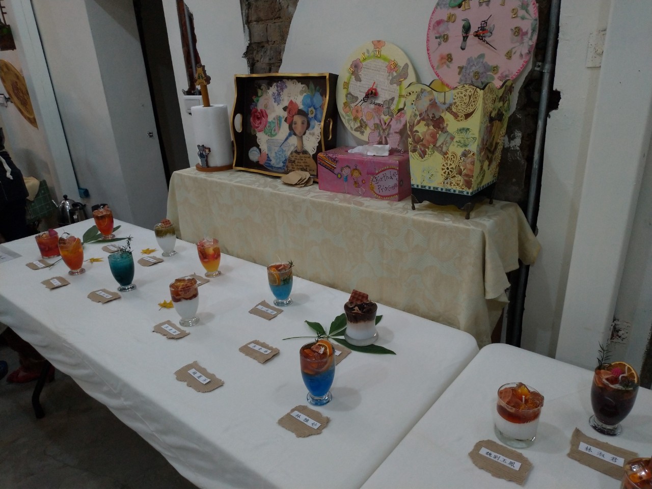 北鶯社區發展協會果凍蠟燭成果