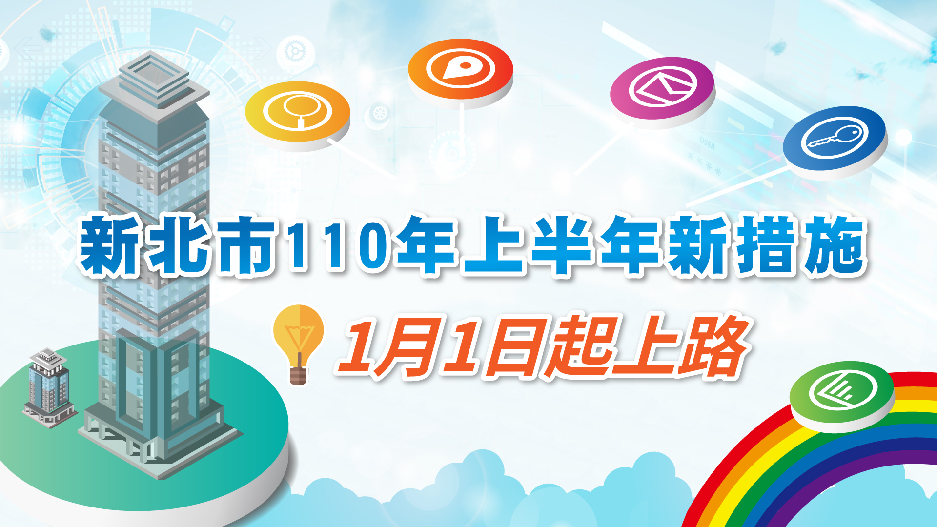 110年上半年新北市27項新措施上路