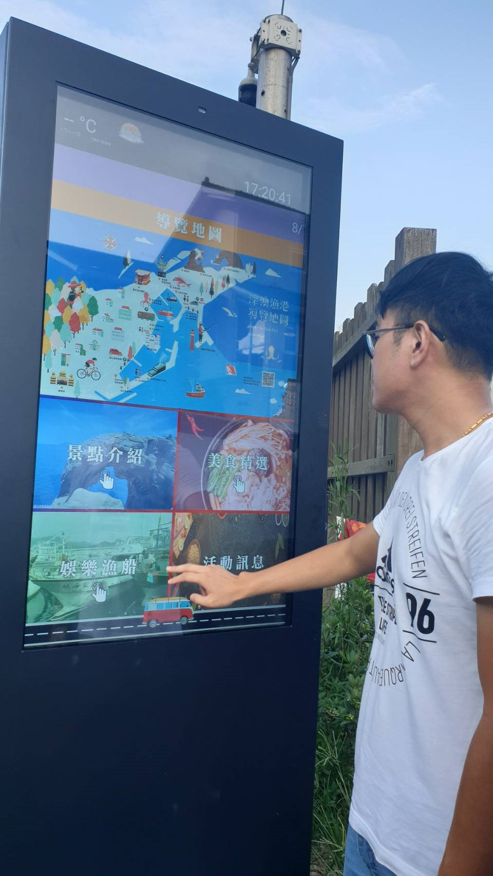 智能觀光面板
