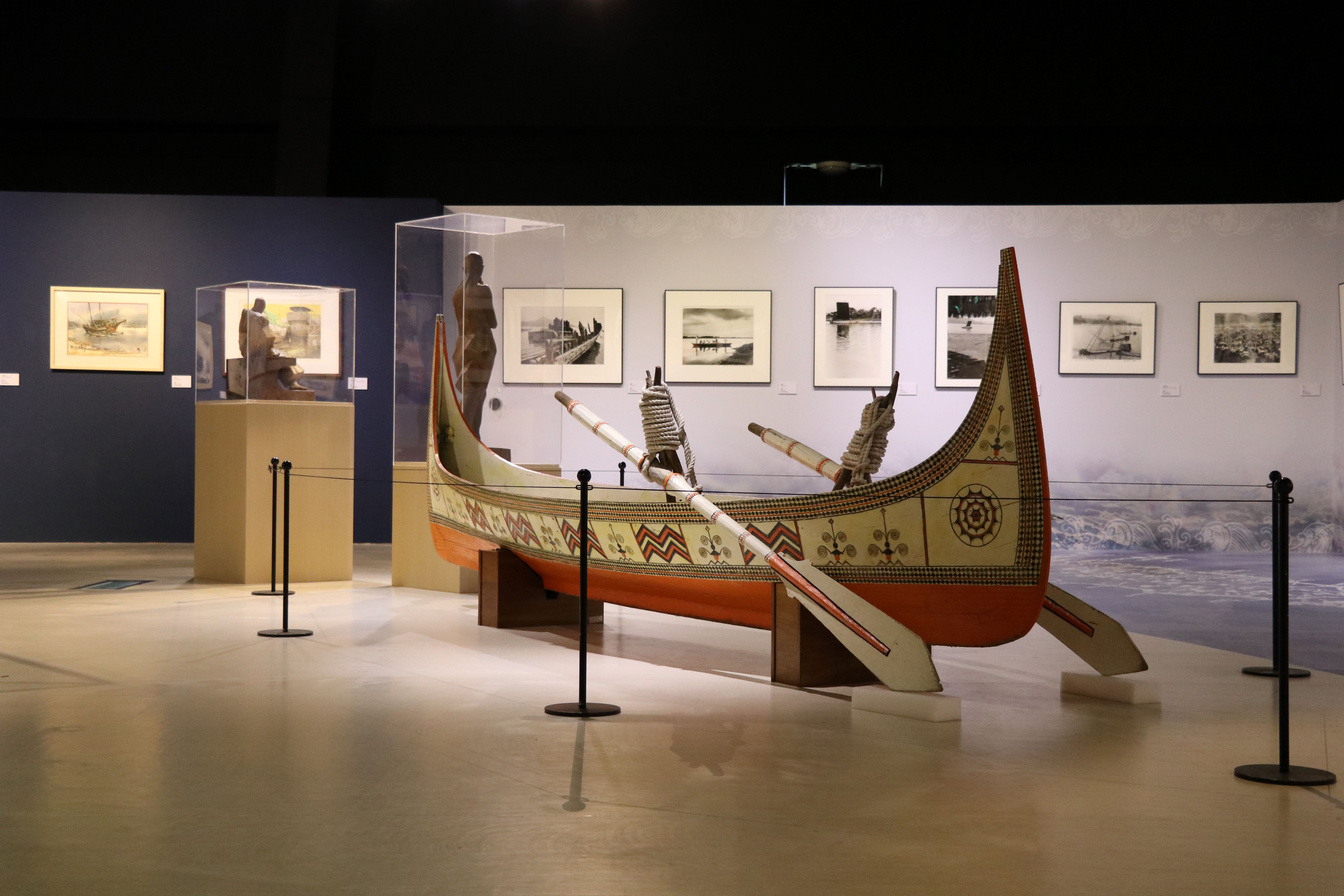 海之美特展，展出蘭嶼傳統拼板舟與飛魚文化
