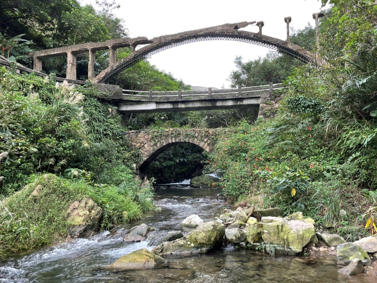 瑞芳區三安社區 保存日據時代水圳橋遺跡踏青訪古賞美景
