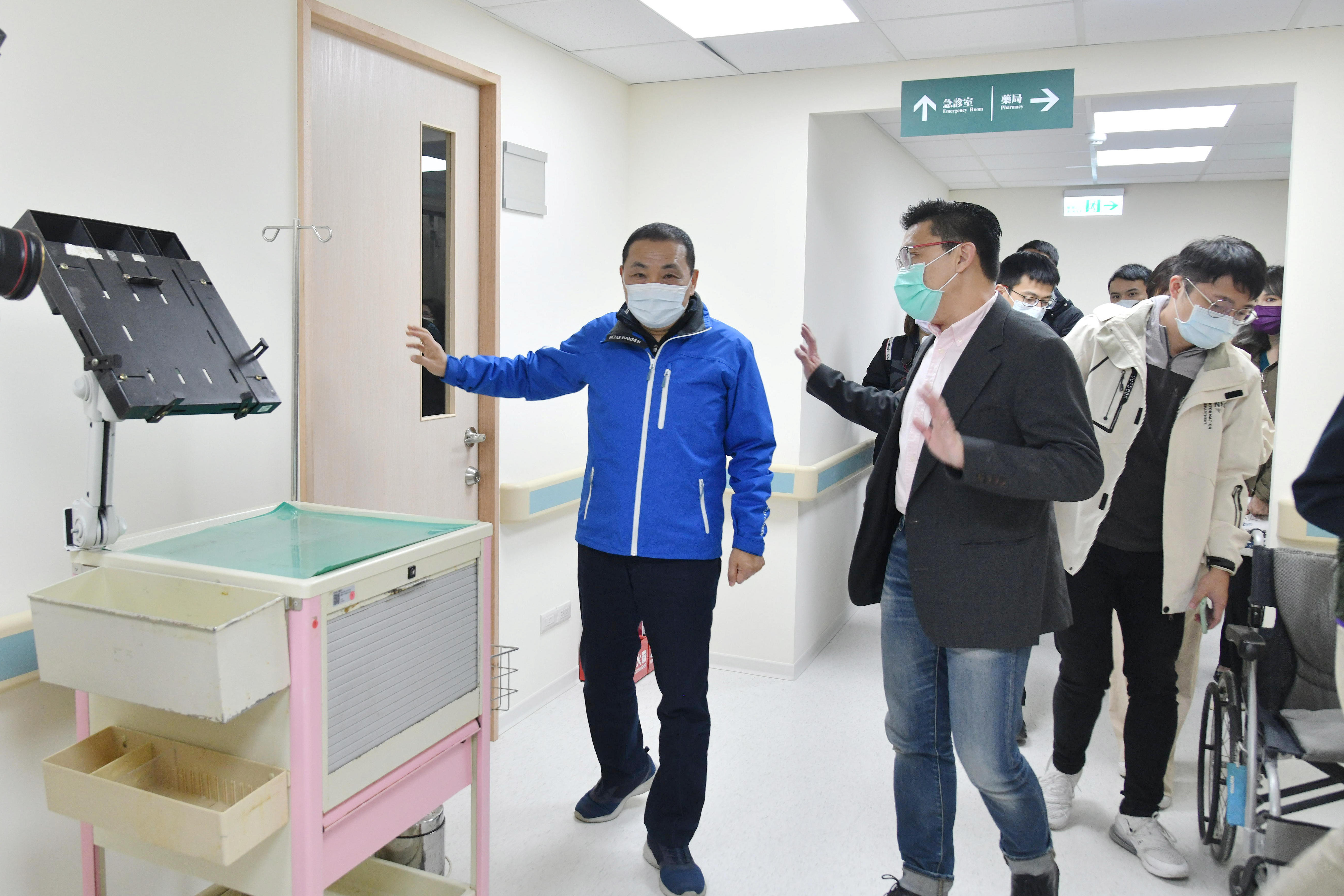 侯友宜市長感謝翔聲國際選擇在新北市深坑區，打造一座影視專用醫院實景攝影棚，補全新北影視最後一塊拼圖。