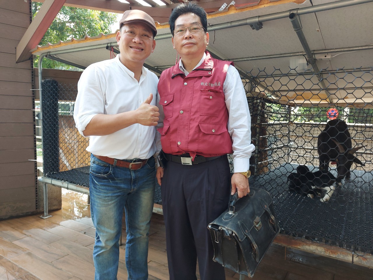 文化國小校長蘇穎群說新北市動保處讚