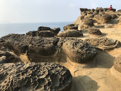 圖五、深澳漁港有獨特的奇岩景觀