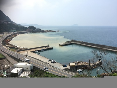 圖六_水湳洞漁港有漸層「陰陽海」的自然奇景