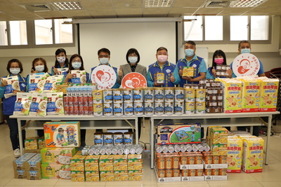 新北市急難救助會響應愛心大平台捐15萬元民生物資給新泰和蘆洲社福中心