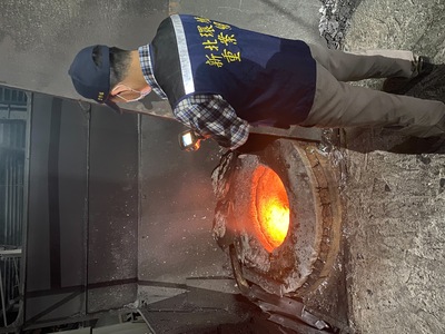 4.稽查員以熱顯像儀確認該工廠正以280度以上高溫進行冶煉作業.jpg