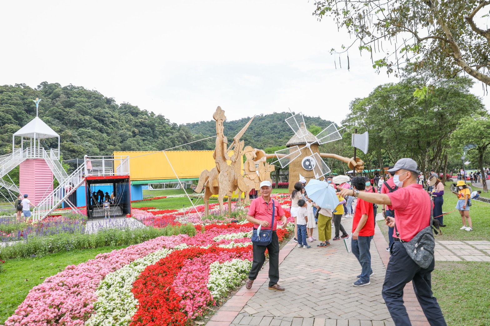 民眾悠遊綠博