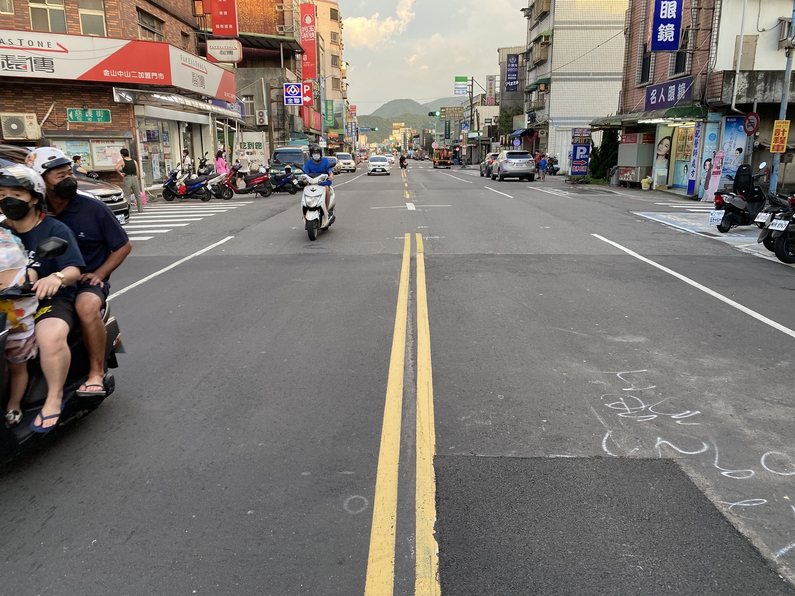 損壞路面原況