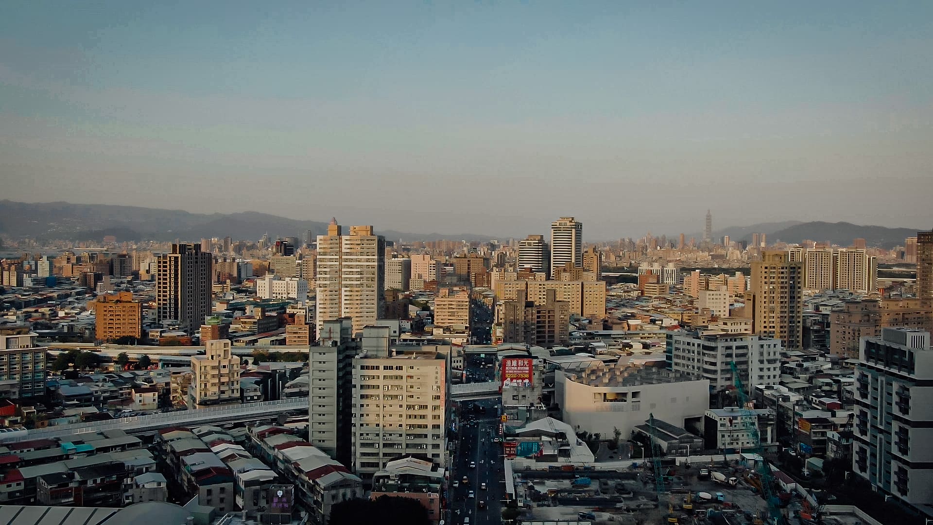 板橋中山路周邊空拍圖