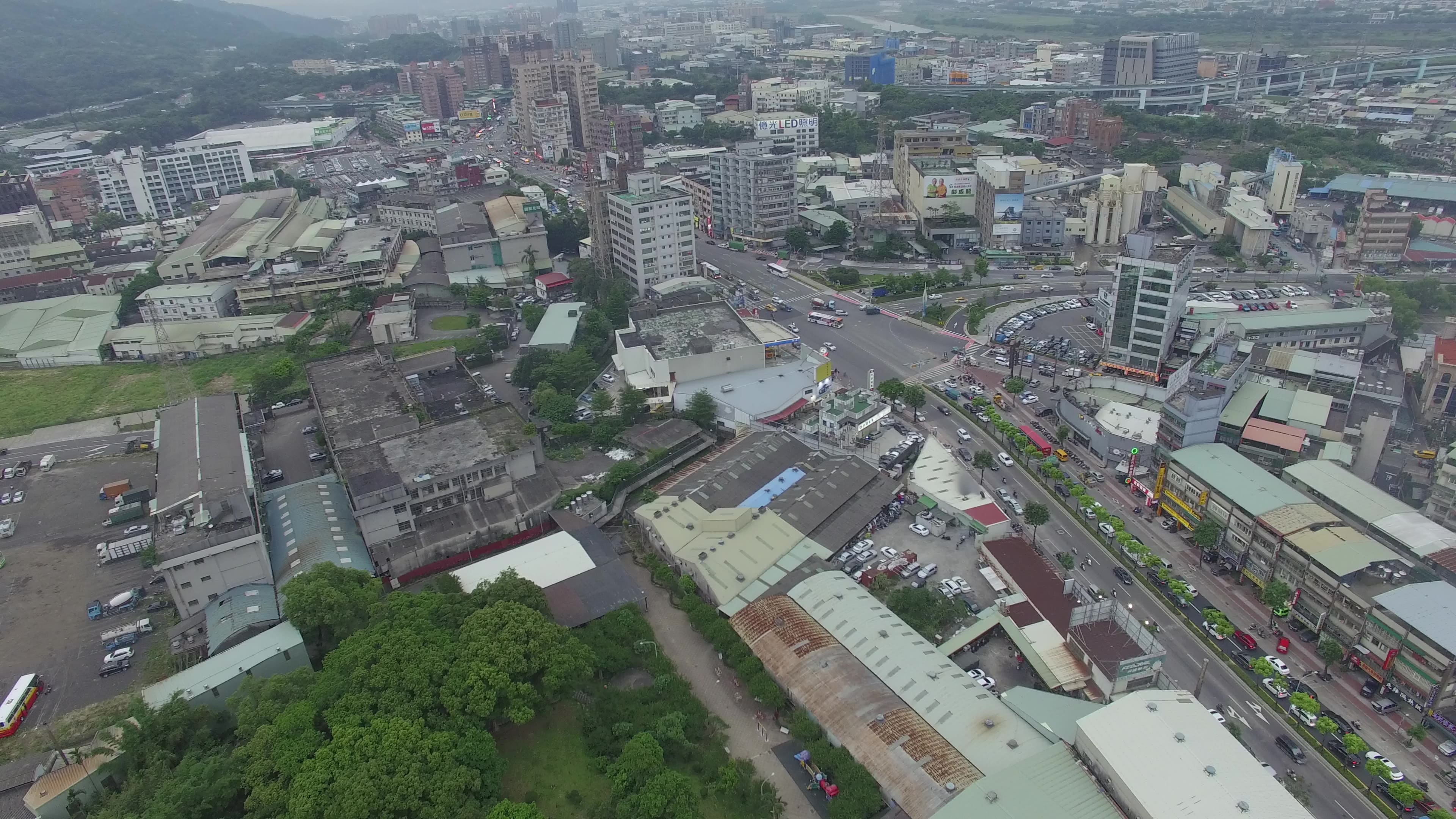 土城金城路周邊空拍圖