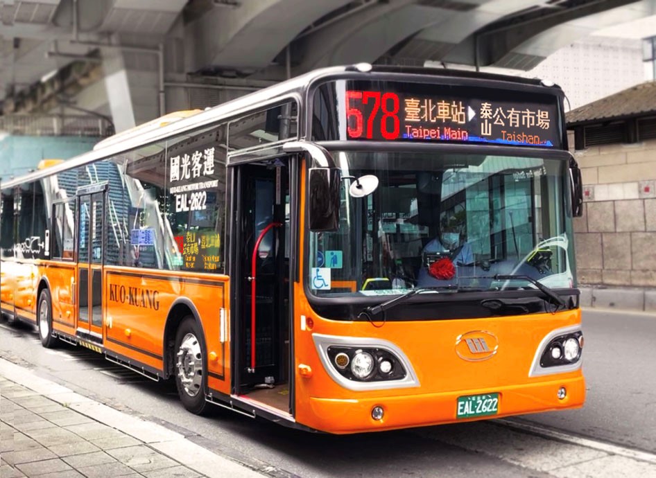 578路線公車全面汰換為「抗疫2.0」電動公車