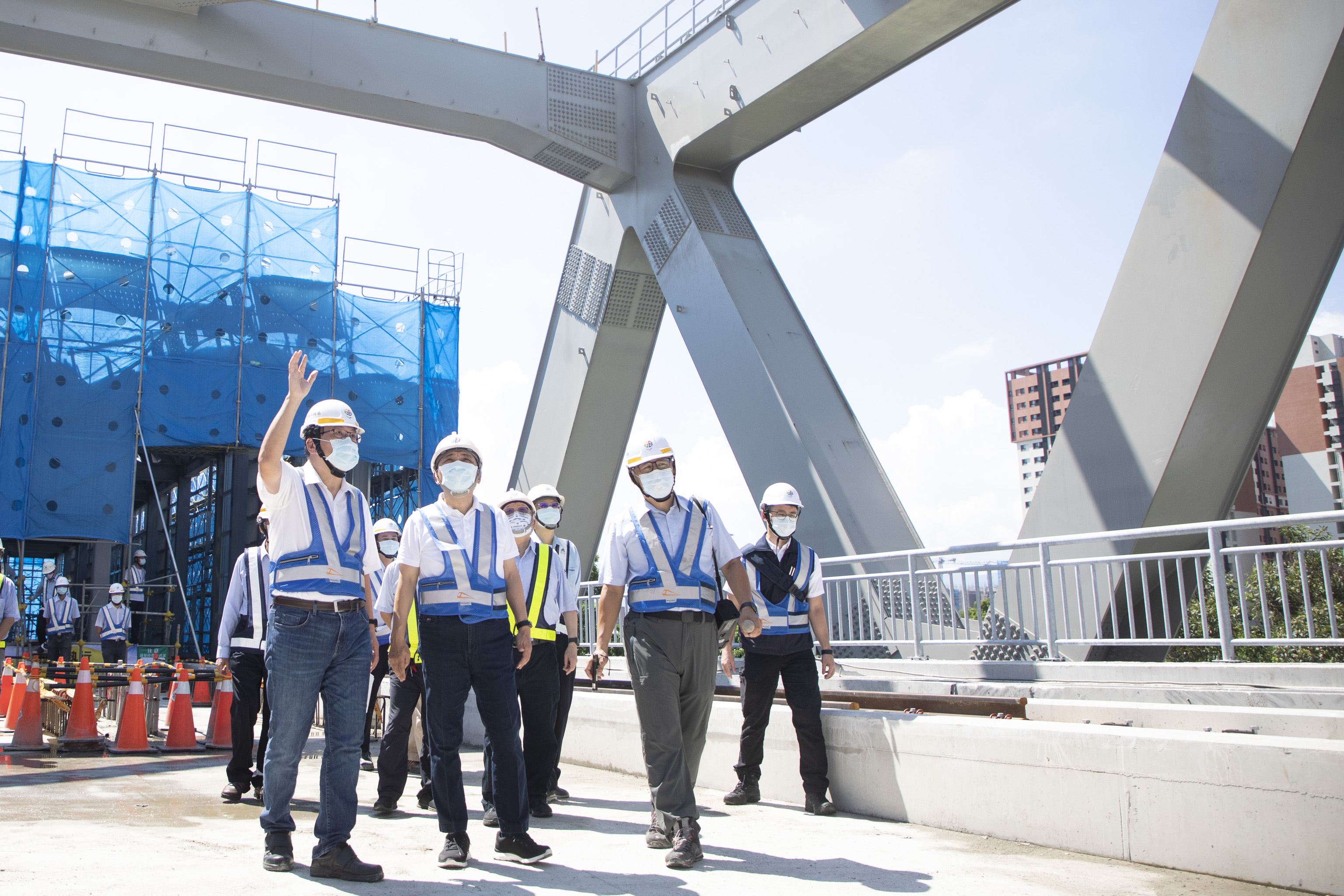 侯友宜視察安坑輕軌