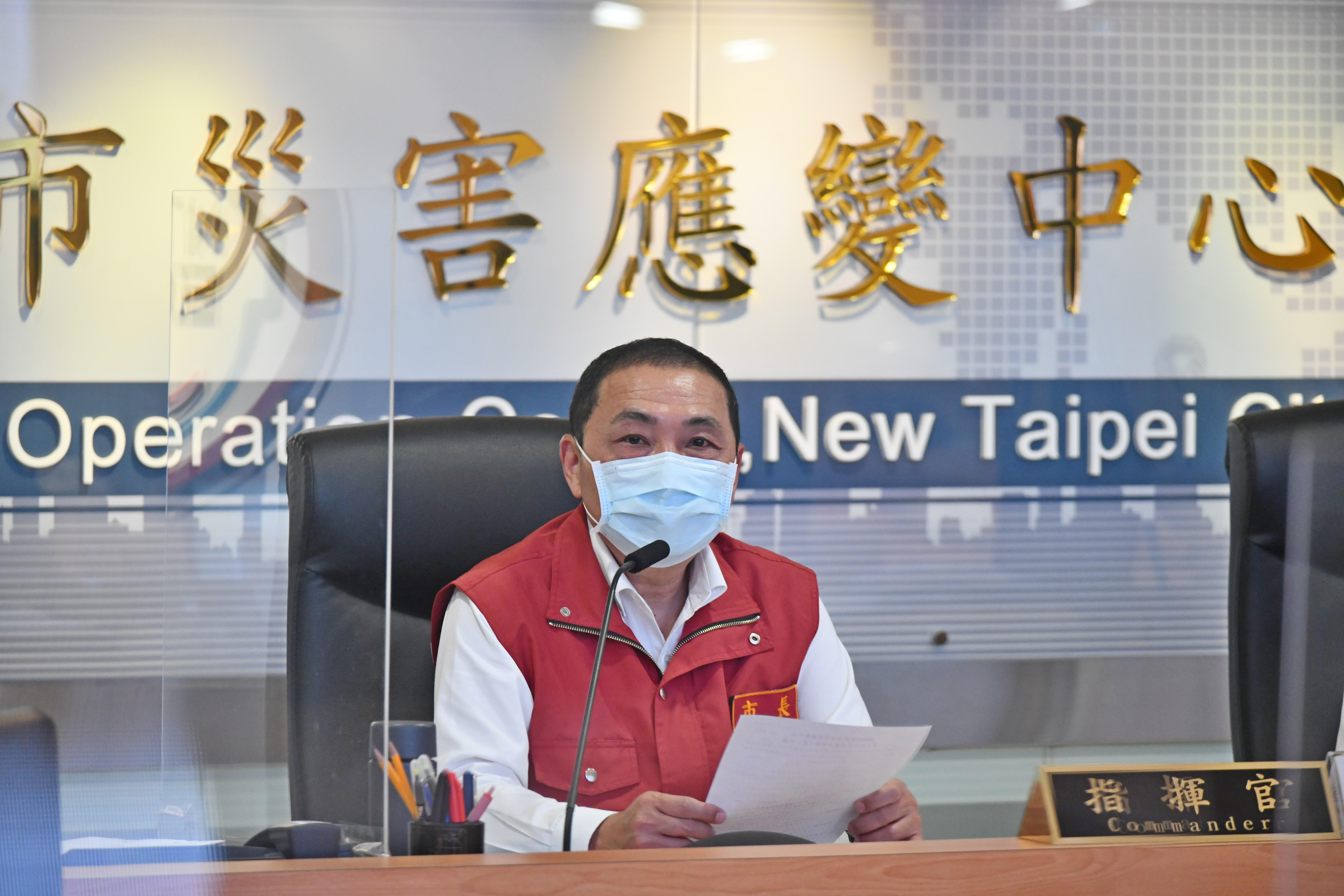 侯市長也提醒市民在颱風天減少外出。