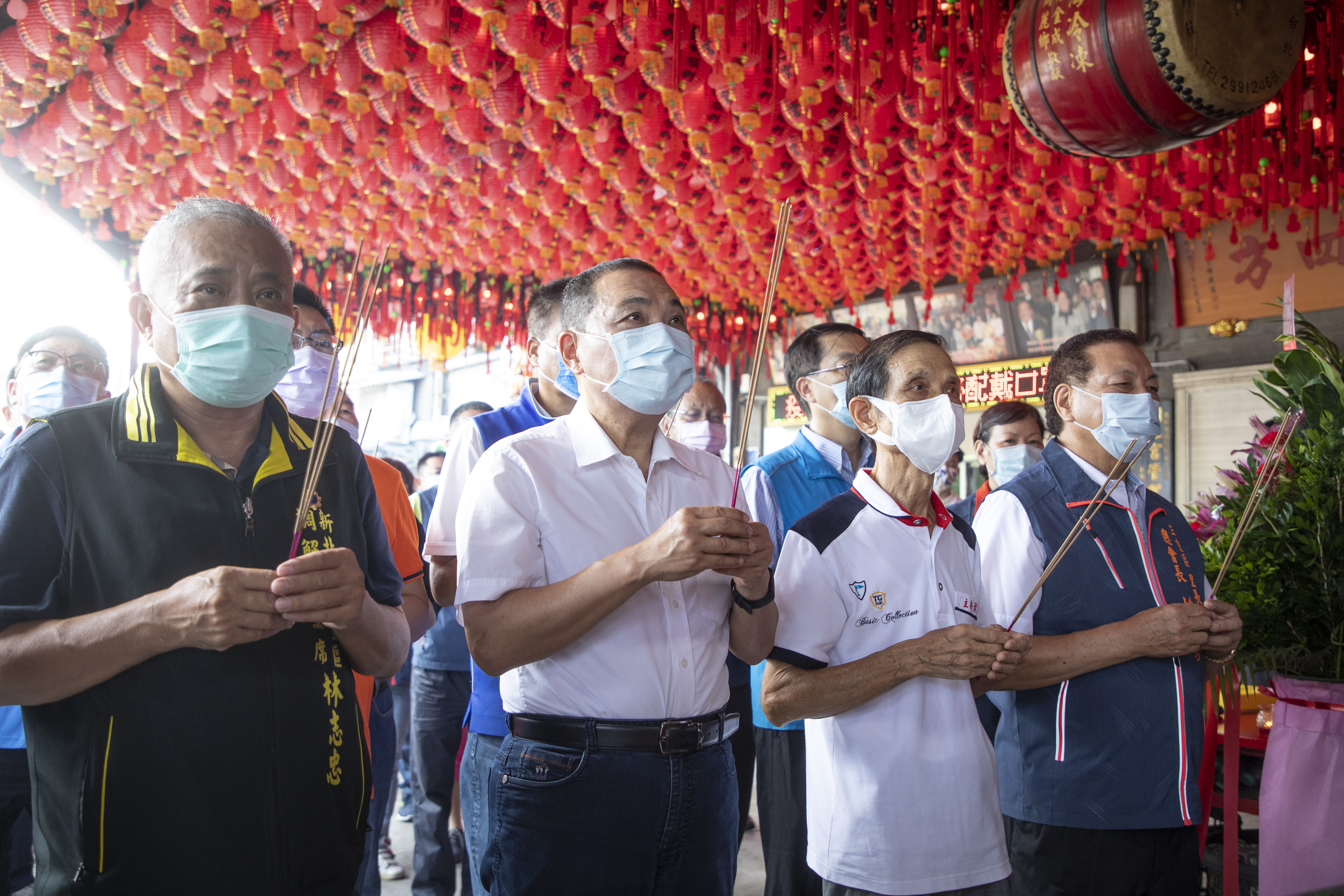 福德正神成道日－侯友宜市長至三重同仁宮參拜祈福