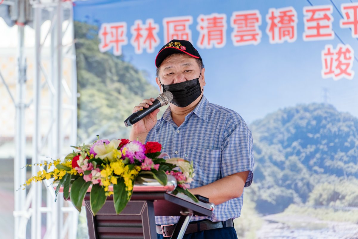 竣工典禮 蔣根煌議長致詞