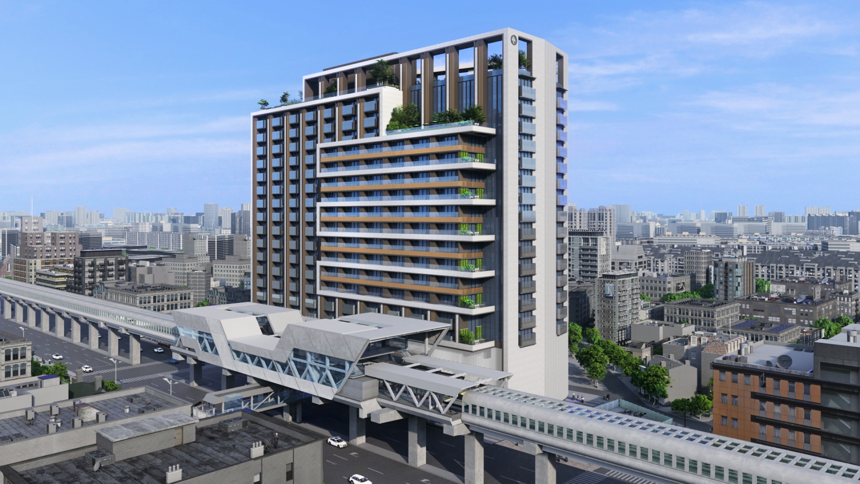 新北市政府109年鼓勵民間參與公共建設案次高的簽約金額為將近20億元的「新北環狀線秀朗橋站土地開發案」，位於捷運中和秀朗橋站，周邊人口居住密集，地方生活消費高，預料將形成以捷運為中心的便捷生活，創造可觀的開發效益
